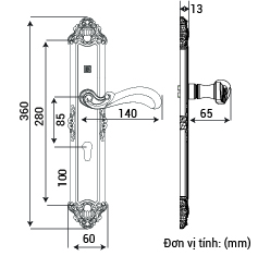 Khóa HC 8529D