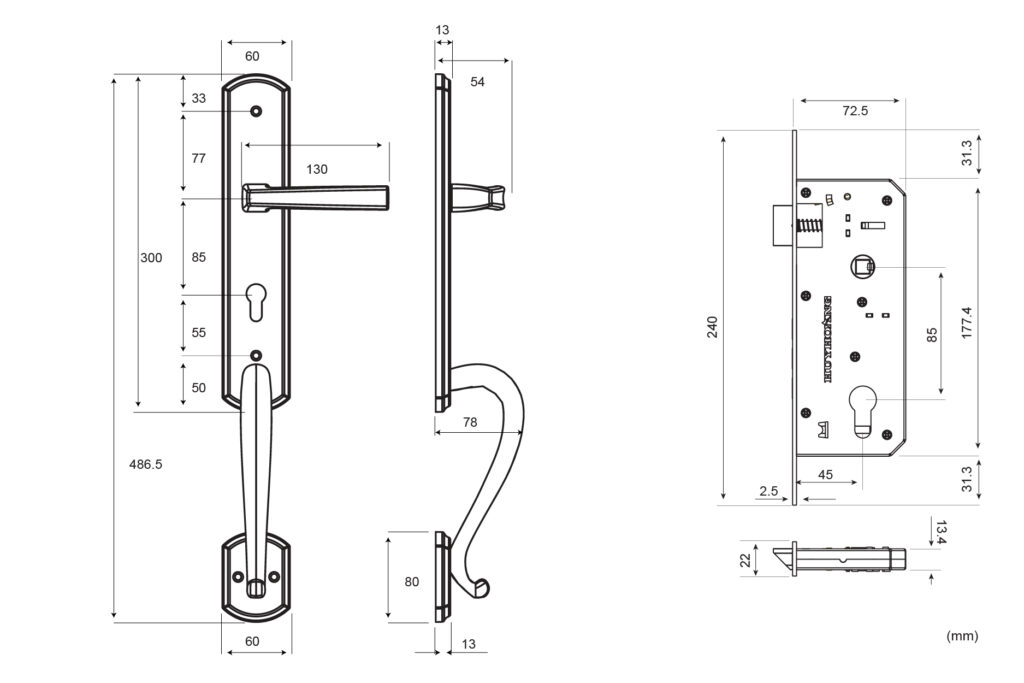 Thông số kỹ thuật chi tiết của khóa HCX 8568DS