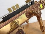 Khóa HC 8524 lắp cửa gỗ chính, khóa làm bằng đồng cao cấp, thiết kế tân cổ điển