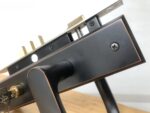 Khóa SS 8510 ABC, lắp cửa gỗ, làm bằng inox 304 mạ màu đen