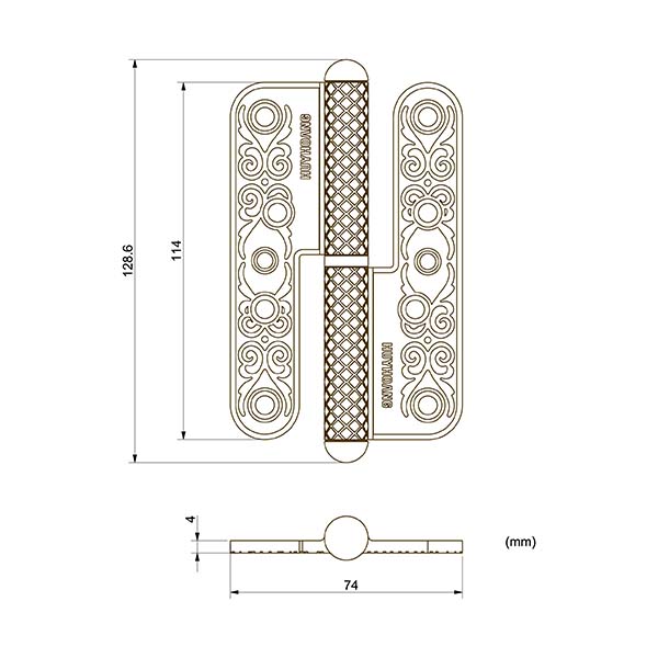 Bản lề cối HCP 2904