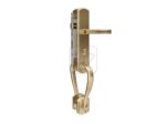 Khóa cửa đại sảnh HCX 8568DS làm bằng đồng, bề mặt đồng xước, thiết kế hiện đại